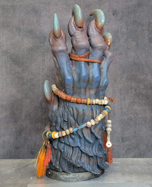 MONSTER LUCK PAW SCULPTURE PROP (STRIPED)