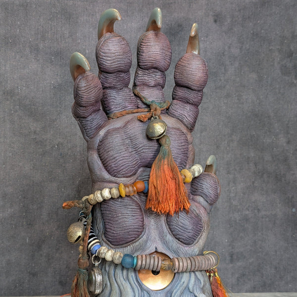 MONSTER LUCK PAW SCULPTURE PROP (STRIPED)