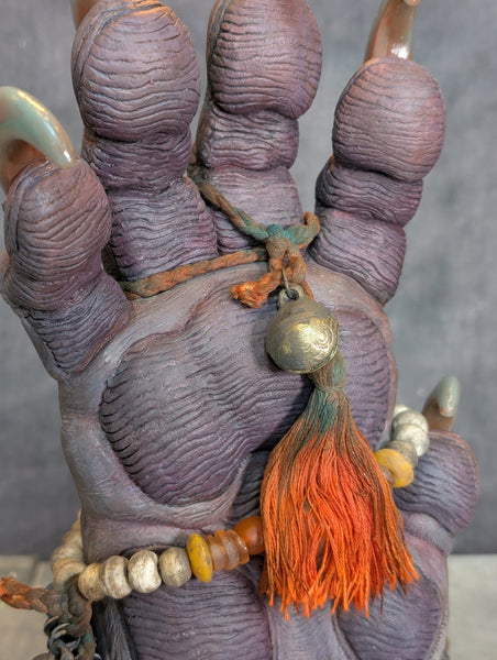 MONSTER LUCK PAW SCULPTURE PROP (STRIPED)