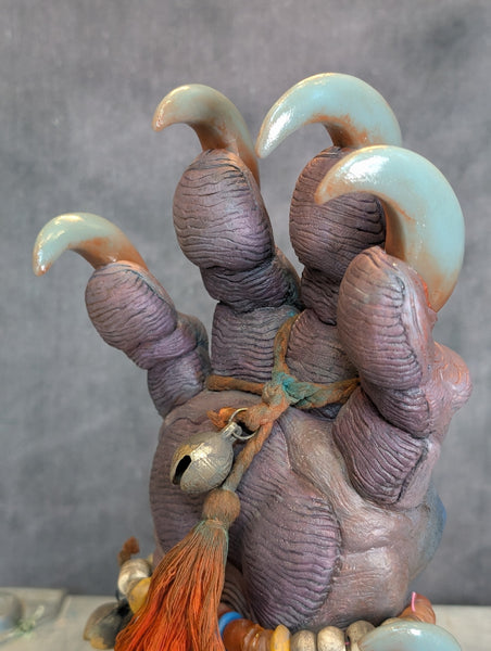 MONSTER LUCK PAW SCULPTURE PROP (STRIPED)