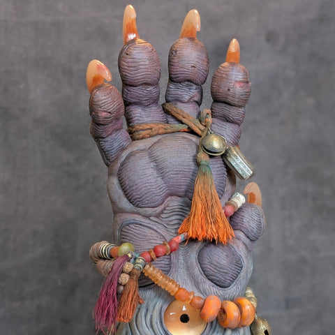 MONSTER LUCK PAW SCULPTURE PROP (SCARRED)
