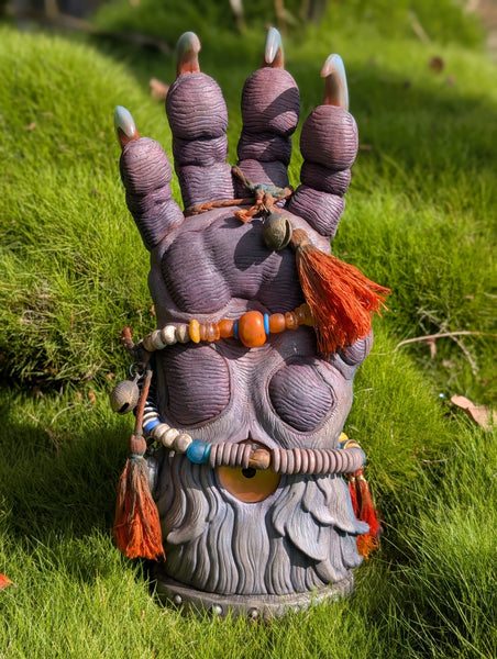 MONSTER LUCK PAW SCULPTURE PROP (STRIPED)