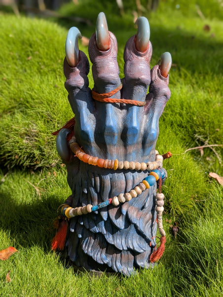 MONSTER LUCK PAW SCULPTURE PROP (STRIPED)