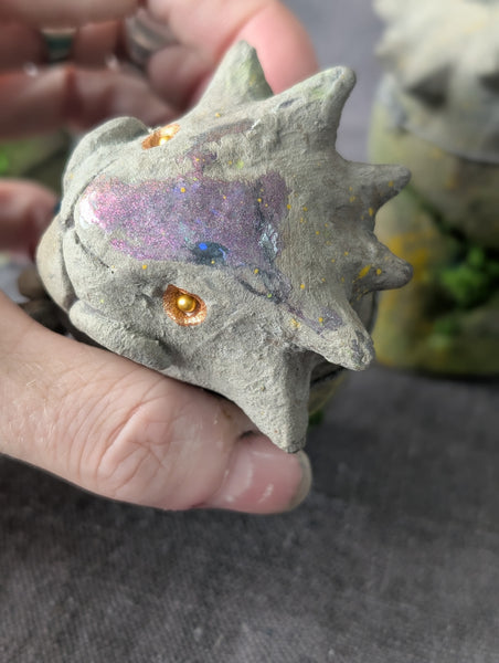 MINI FAUX STONE EFFIGY STATUE (OPAL)