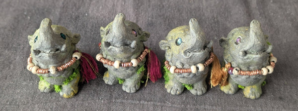 BABY BAKU FAUX STONE FIGURE