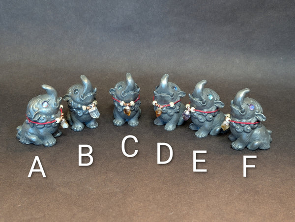 COLD CAST IRON BABY BAKU FIGURE