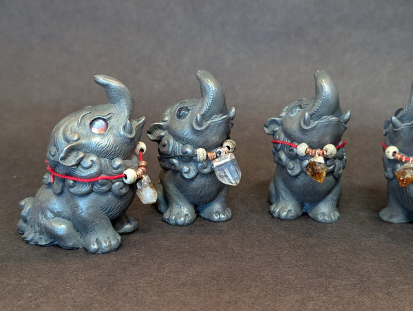 COLD CAST IRON BABY BAKU FIGURE