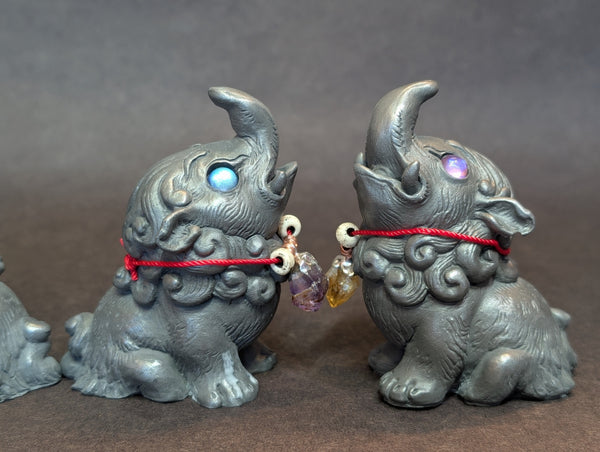 COLD CAST IRON BABY BAKU FIGURE