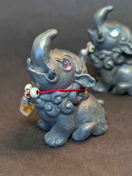 COLD CAST IRON BABY BAKU FIGURE