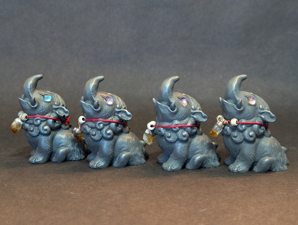 COLD CAST IRON BABY BAKU FIGURE