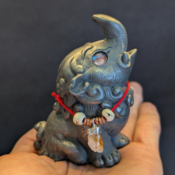 COLD CAST IRON BABY BAKU FIGURE