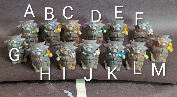 COLD CAST IRON 3.5" EFFIGY FINISHED FIGURE