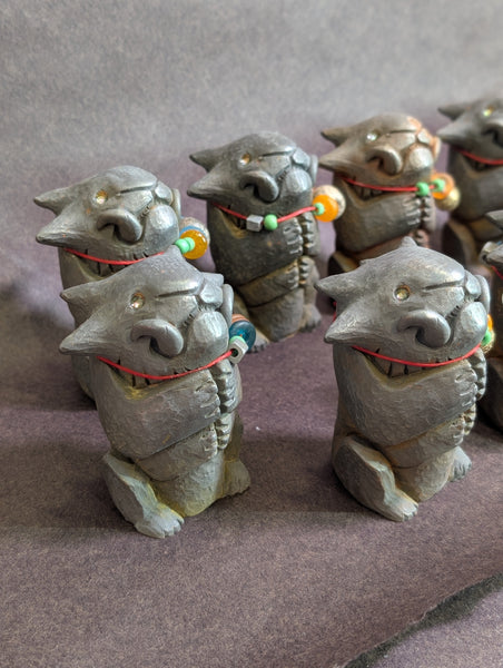 COLD CAST IRON 3.5" EFFIGY FINISHED FIGURE