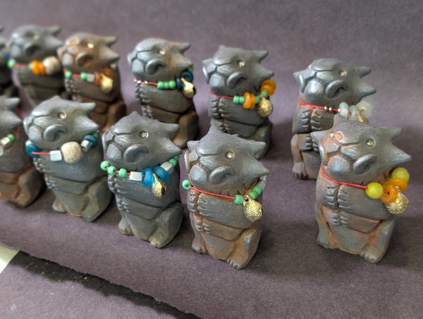 COLD CAST IRON 3.5" EFFIGY FINISHED FIGURE