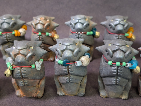 COLD CAST IRON 3.5" EFFIGY FINISHED FIGURE