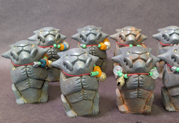 COLD CAST IRON 3.5" EFFIGY FINISHED FIGURE