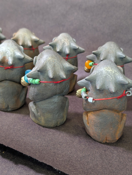 COLD CAST IRON 3.5" EFFIGY FINISHED FIGURE