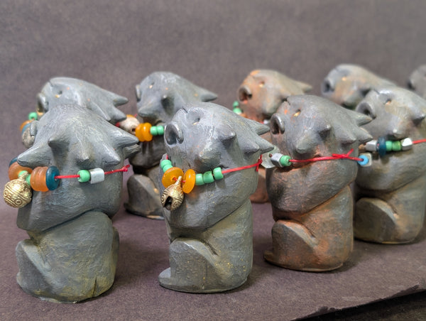 COLD CAST IRON 3.5" EFFIGY FINISHED FIGURE