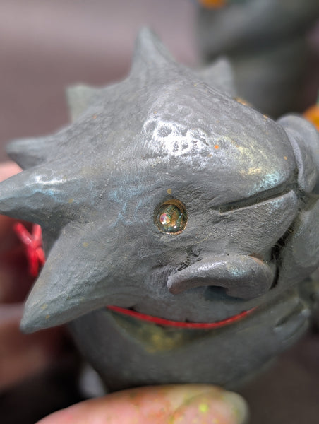 COLD CAST IRON 3.5" EFFIGY FINISHED FIGURE