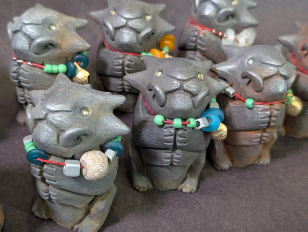 COLD CAST IRON 3.5" EFFIGY FINISHED FIGURE