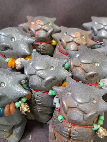 COLD CAST IRON 3.5" EFFIGY FINISHED FIGURE