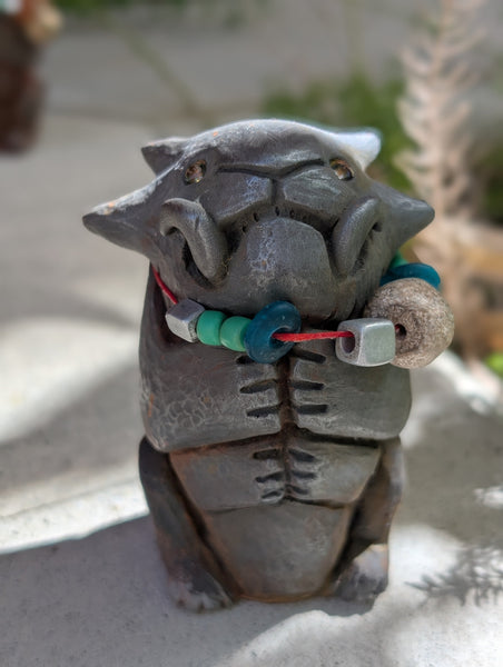 COLD CAST IRON 3.5" EFFIGY FINISHED FIGURE