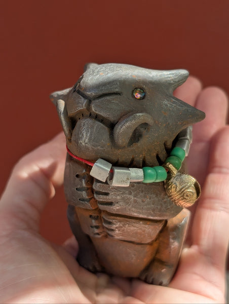 COLD CAST IRON 3.5" EFFIGY FINISHED FIGURE