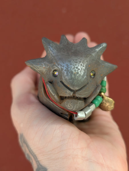 COLD CAST IRON 3.5" EFFIGY FINISHED FIGURE