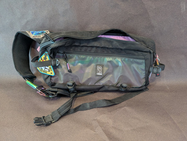 CHROME INDUSTRIES PRIDE KADET SLING BAG REFLECTIVE PURPLE