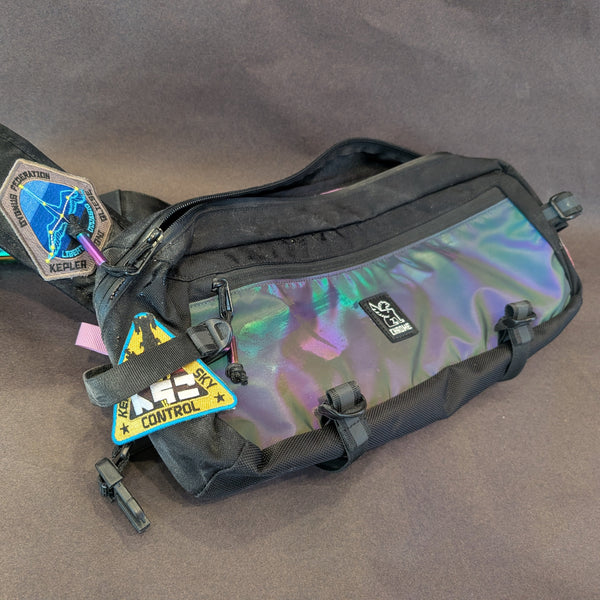 CHROME INDUSTRIES PRIDE KADET SLING BAG REFLECTIVE PURPLE