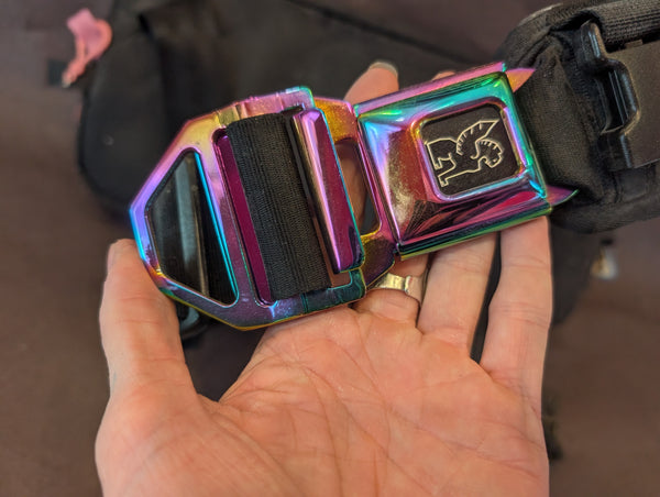 CHROME INDUSTRIES PRIDE KADET SLING BAG REFLECTIVE PURPLE