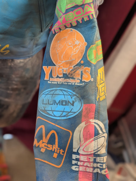 SHITTY KITTY LEATHER JACKET RELIC
