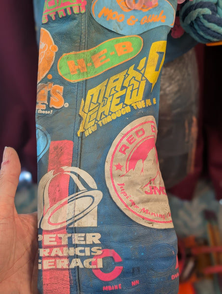 SHITTY KITTY LEATHER JACKET RELIC