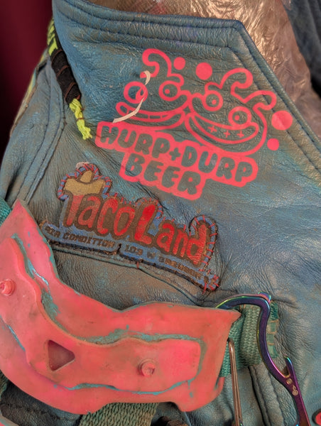 SHITTY KITTY LEATHER JACKET RELIC