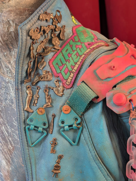 SHITTY KITTY LEATHER JACKET RELIC