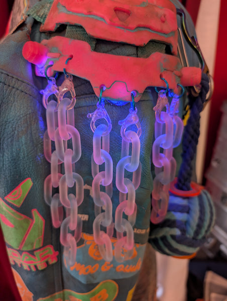 SHITTY KITTY LEATHER JACKET RELIC