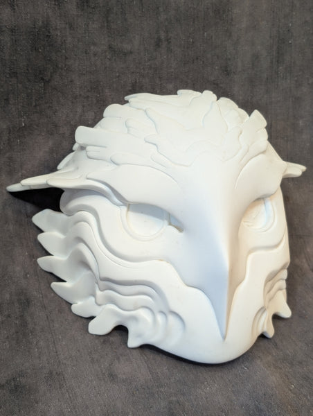 CELESTIAL OWL BLANK MASK- READY TO SHIP