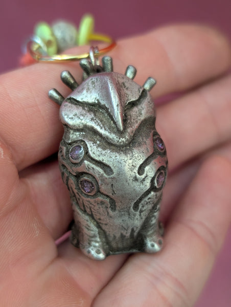 TOKEN OF **UNKNOWN PRONUNCIATION** ACOLYTE- PEWTER METAL- HANGING CHARM