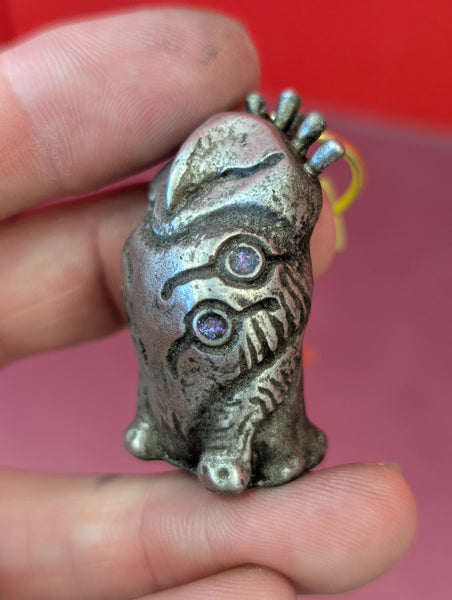 TOKEN OF **UNKNOWN PRONUNCIATION** ACOLYTE- PEWTER METAL- HANGING CHARM