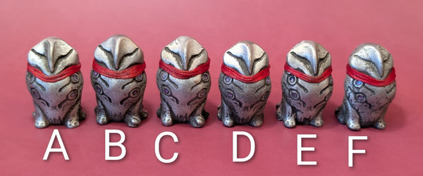 TOKEN OF **UNKNOWN PRONUNCIATION** ACOLYTE- PEWTER METAL CHARM