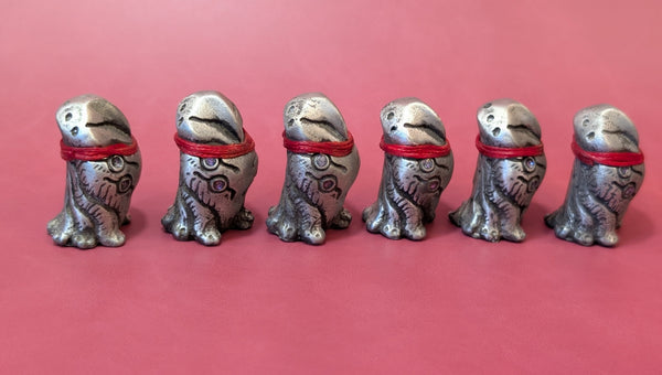 TOKEN OF **UNKNOWN PRONUNCIATION** ACOLYTE- PEWTER METAL CHARM