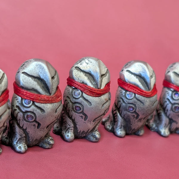 TOKEN OF **UNKNOWN PRONUNCIATION** ACOLYTE- PEWTER METAL CHARM