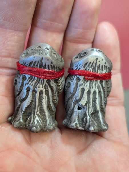 TOKEN OF **UNKNOWN PRONUNCIATION** ACOLYTE- PEWTER METAL CHARM