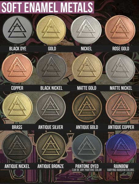 "IRON" EFFIGY METAL 2.5" CHARM **PREORDER** SHIPS LATE APRIL THROUGH MAY