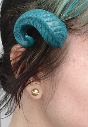 CAST HORN BARRETTES- BLANKS- BLUES/PURPLES