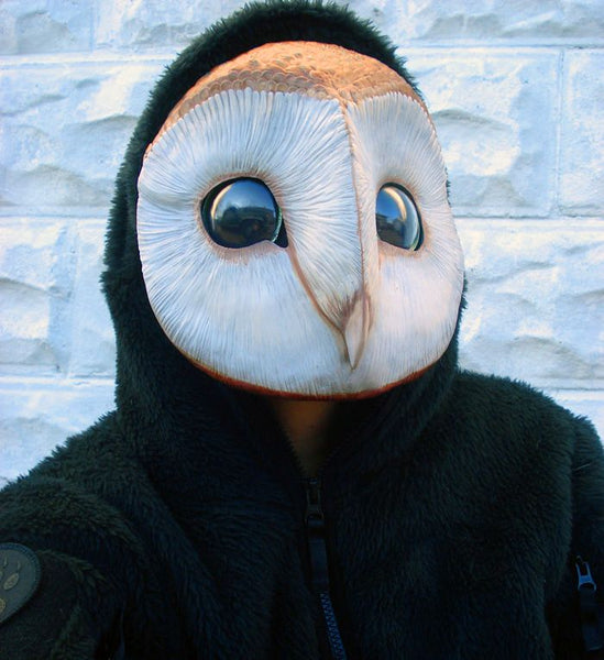 COLOR SHIFT BLANK OWL MASK - READY TO SHIP