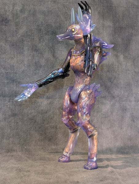 SPACE WEREWOLF ALPHARD- OOAK POSEABLE BALL JOINTED DOLL