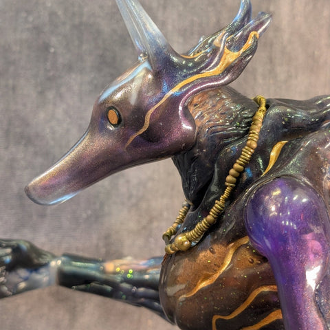 SPACE WEREWOLF LYRA- OOAK POSEABLE BALL JOINTED DOLL