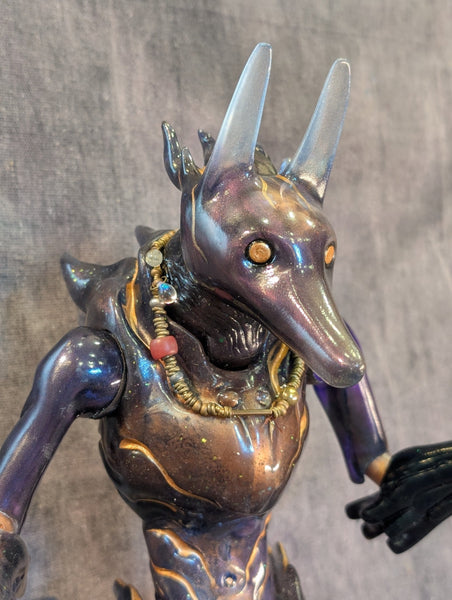 SPACE WEREWOLF LYRA- OOAK POSEABLE BALL JOINTED DOLL