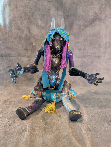 SPACE WEREWOLF LYRA- OOAK POSEABLE BALL JOINTED DOLL